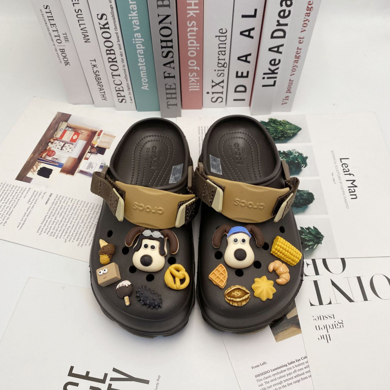 Odvojivi DIY dodaci za Crocs s motivom psa – 3D ukrasi za cipele, set