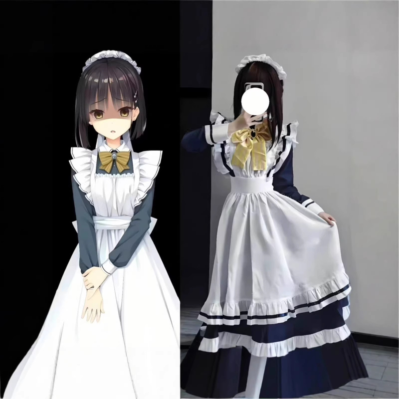 Cosplay kostim Natsume: Zvjezdana kavana i Leptir smrti, Četiri godišnja doba, Japansko odijelo sobarice