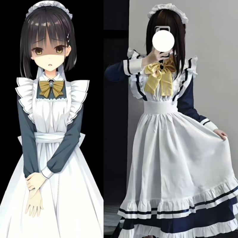 Cosplay kostim Natsume: Zvjezdana kavana i Leptir smrti, Četiri godišnja doba, Japansko odijelo sobarice