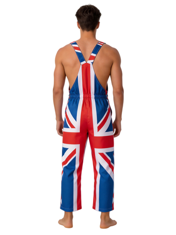 Overali Union Jack za odrasle, odjevna kombinacija za Dan Svetog Đurđa, navijačka odjeća za Europsko prvenstvo i Svjetsko prvenstvo