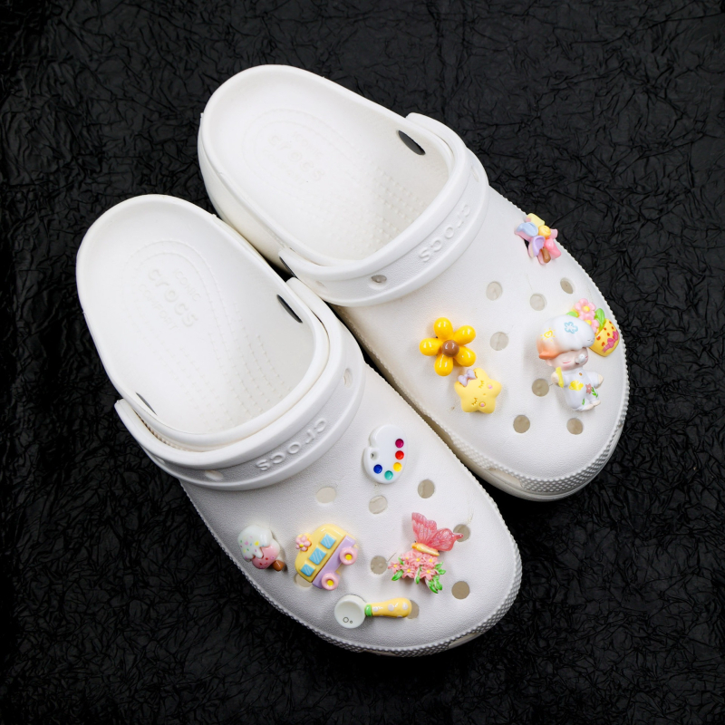 Accesorii Crocs Bubble Mart Dimoo Painter's Dream DIY flori uscate pentru pantofi premium