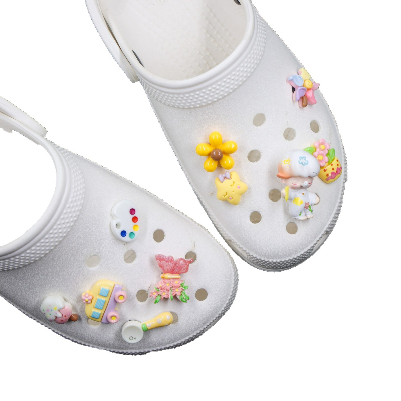 Accesorii Crocs Bubble Mart Dimoo Painter's Dream DIY flori uscate pentru pantofi premium