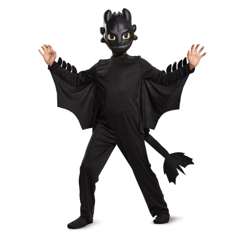 Κουστούμι Δράκων Ιππότης Toothless, σετ 3 τεμαχίων για Χάλογουιν και Πουρίμ