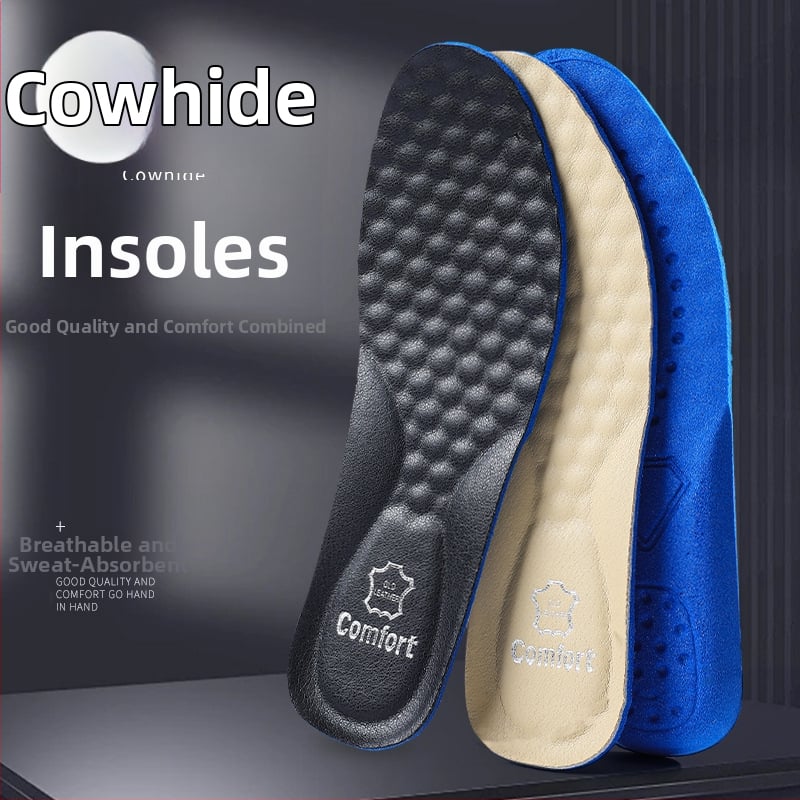 Talpă sport din piele de vacă masaj cu creștere înălțime respirantă și absorbantă a transpirației pentru baschet și antrenament militar talpă pentru pantofi din piele cu deodorant