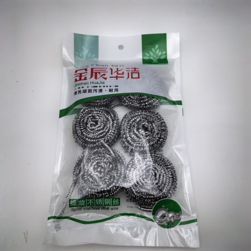 Čelične vlaknaste kuglice za čišćenje, set od 6 kom., 65 g pakiranje, kućno čišćenje
