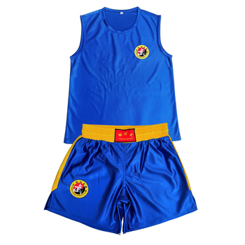 Dječji trening outfit za sanda i wu shu — ljetni bezrukavni komplet, kratke hlače, unisex