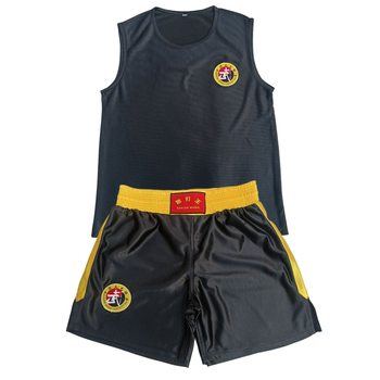 Dječji trening outfit za sanda i wu shu — ljetni bezrukavni komplet, kratke hlače, unisex