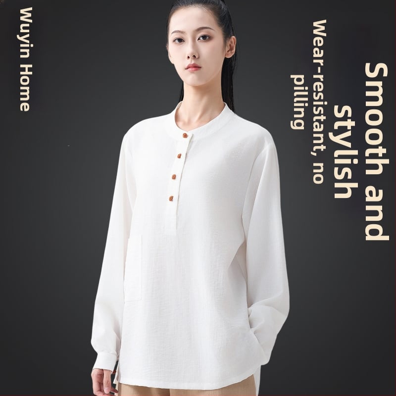 Ženské Tai Chi oblečenie, jesenné vydanie 2026, tréningový set Tai Chi, zmes viskózy-polyester-nylon