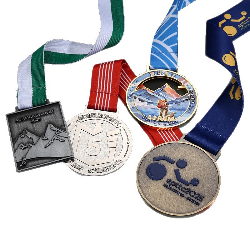 Kovinski medaljoni s šupljom dizajnom za sportske događaje i maraton, prilagođeno graviranje u zlatu, srebru ili brončanoj završnoj obradi