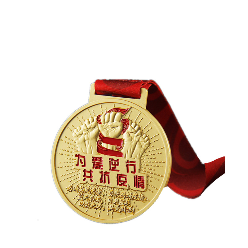 Prilagođena metalna medalja za maraton – svečana nagrada zlatne, srebrne i brončane boje za sportske događaje