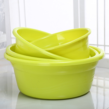 Plastični umivaonik za kućnu upotrebu, debelo dno, otporan na udarce, za pranje lica i rublja