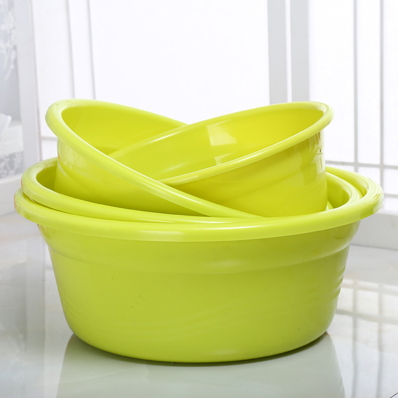 Plastični umivaonik za kućnu upotrebu, debelo dno, otporan na udarce, za pranje lica i rublja