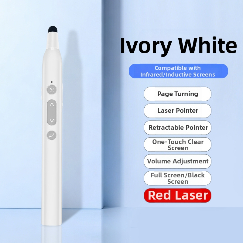 Smart rozťahovacie ukazovadlo s funkciou pre prehliadanie stránok, laserový ukazovač, kapacitné pero pre kancelárske a vyučovacie použitie, šesť v jednom, kompatibilné so Seewo