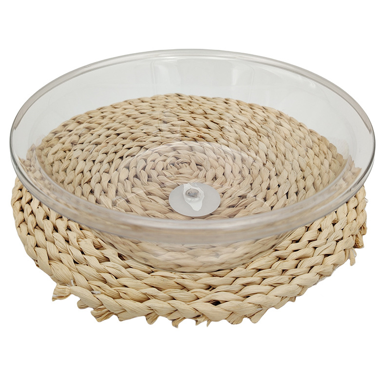 I2641 8071PET Prozirna okrugla plastična posuda za pranje lica, kućna upotreba, izdržljiva i elegantna