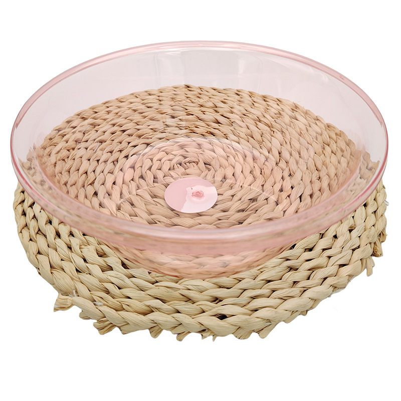 I2641 8071PET Prozirna okrugla plastična posuda za pranje lica, kućna upotreba, izdržljiva i elegantna