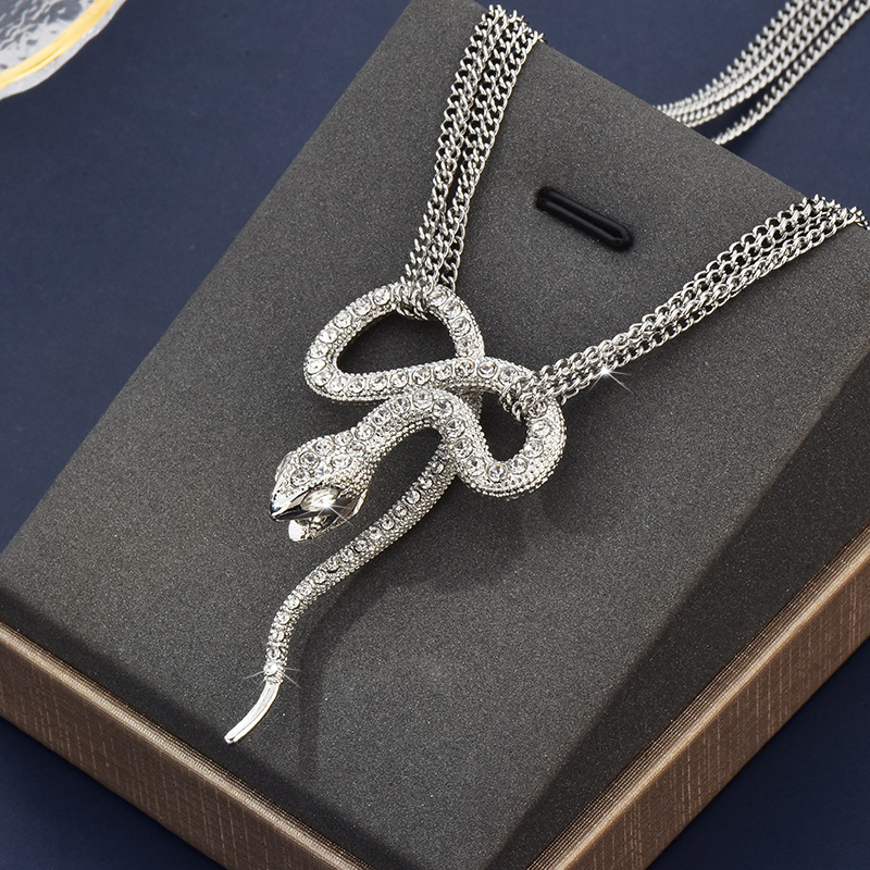 Unisex ogrlica od titan čelika sa hadskim lancem i privjeskom s motivom životinja/zodijaka, duljina 51–60 cm, minimalistički europski stil