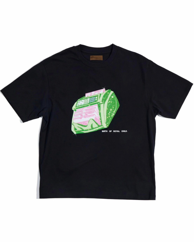 Majica Y2K hip-hop stila s prints kamenčića na motivu stroja za brojanje novca, američki retro oversize, kratki rukav