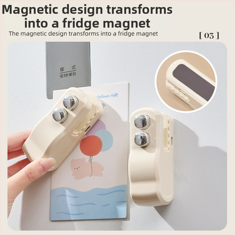 Magnetický krokodíl na balenie snackov – mini ručný uzatvárač plastových vreciek