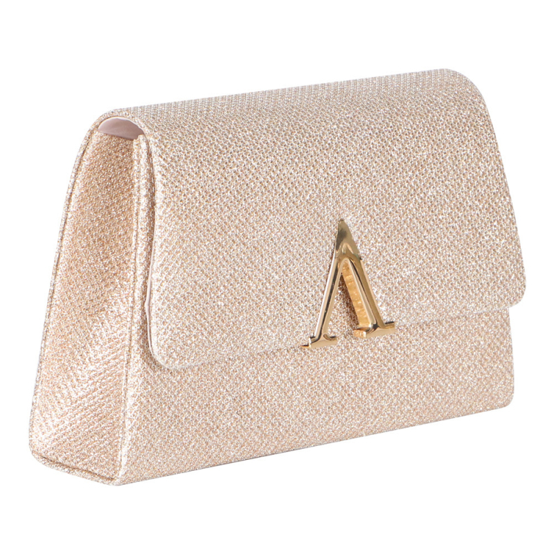 PU kožna mini kvadratna clutch torba s poklopcem i zlatnim lancem, svijetla večernja torba