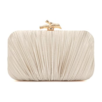 Plisirana večernja torbica, prilagodljiva clutch i torbica za šminku