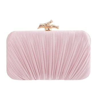Plisirana večernja torbica, prilagodljiva clutch i torbica za šminku