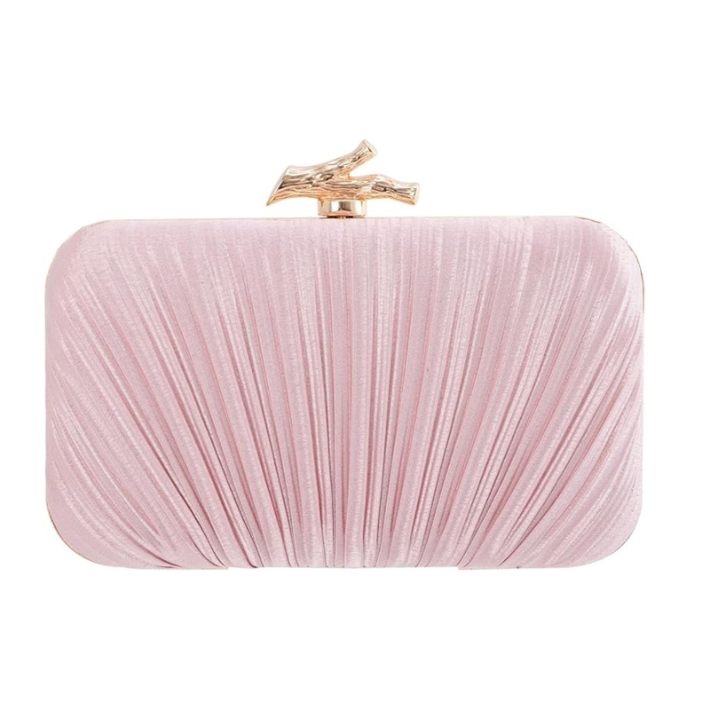 Plisirana večernja torbica, prilagodljiva clutch i torbica za šminku