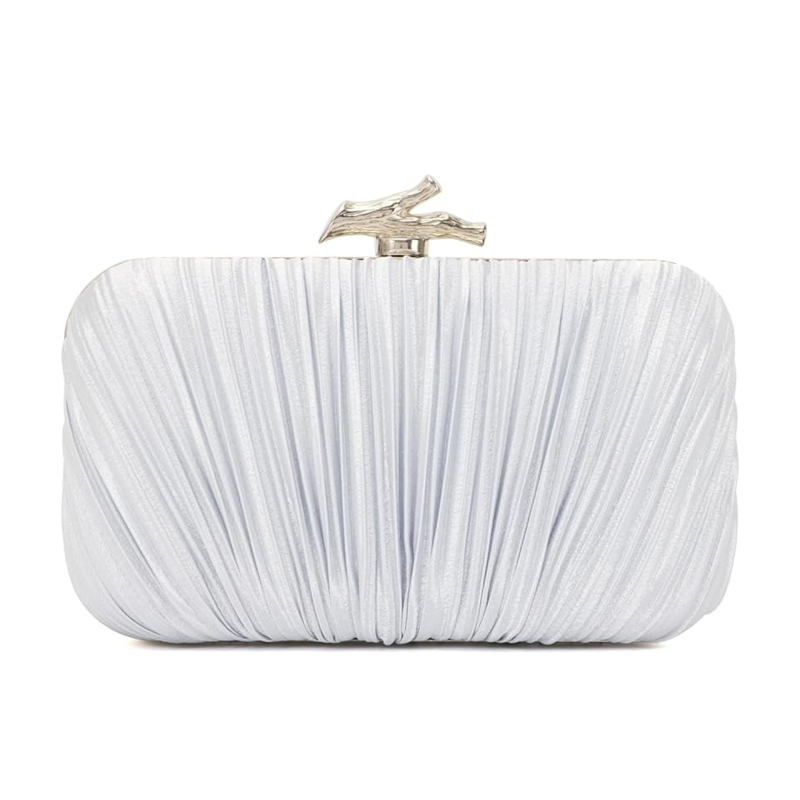 Plisirana večernja torbica, prilagodljiva clutch i torbica za šminku