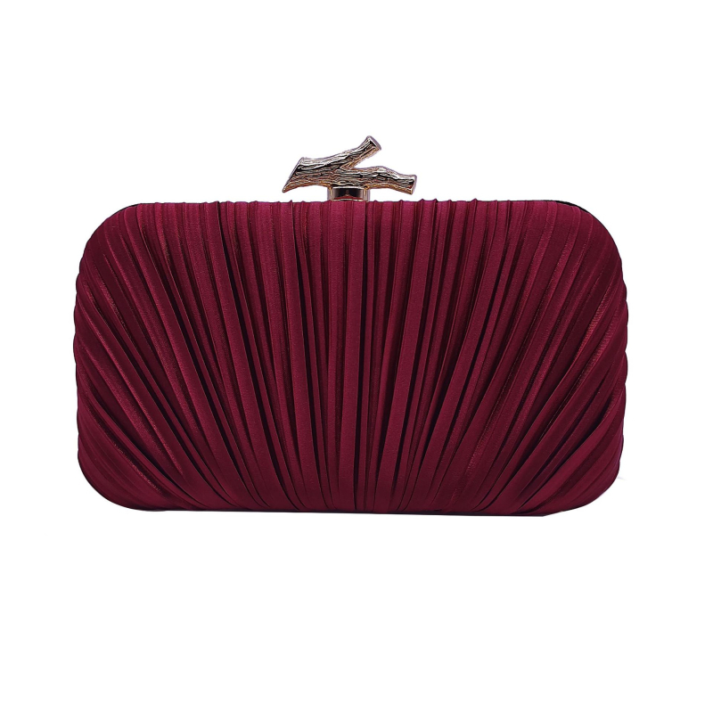 Plisirana večernja torbica, prilagodljiva clutch i torbica za šminku