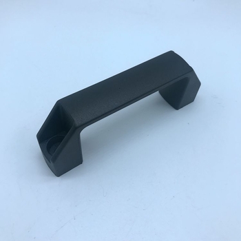 PL006-90mm Crna najlonska ručka, U-oblik plastična ručka za ormar