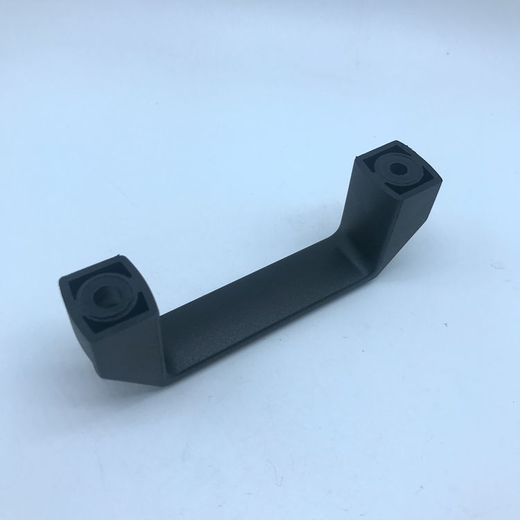PL006-90mm Crna najlonska ručka, U-oblik plastična ručka za ormar