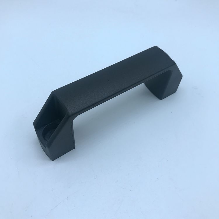PL006-90mm Crna najlonska ručka, U-oblik plastična ručka za ormar