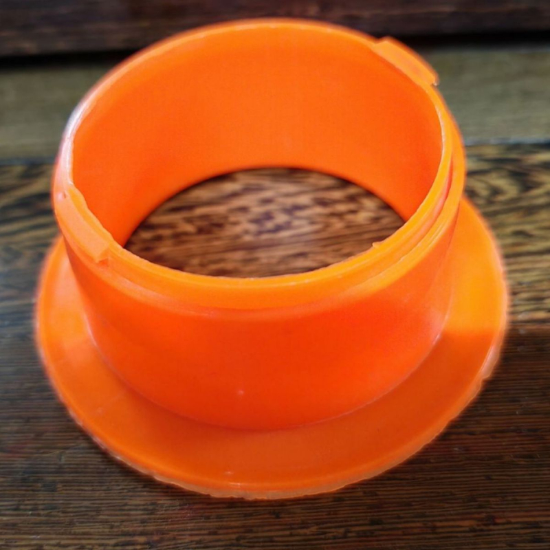 Mâner din plastic protejat împotriva prafului pentru dozator de folie stretch