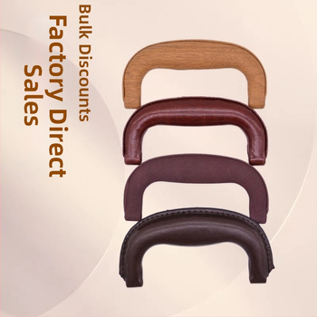 Rukoväť na batožinu zo syntetickej kože, jednofarebná, retro štýl, séria Handlehold, model 01
