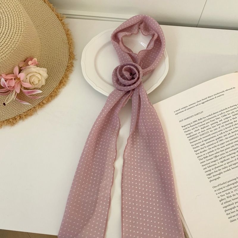 Șal floral pentru femei, în stil coreean, ușor, lung, pentru primăvară și vară