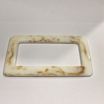 Правоъгълна дръжка за чанта от смола