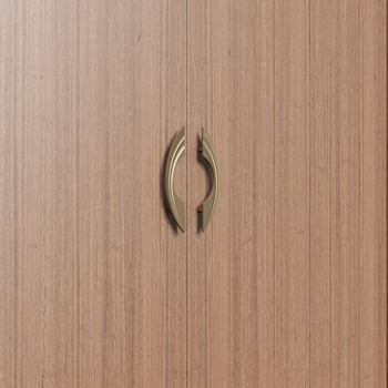 Minimalistička drška od drveta za dvostruko klizna vrata, odjeljivanje prostorija u SPA klubu