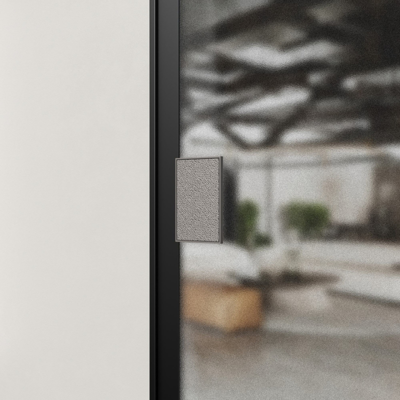 Minimalista faból készült ajtókilincs dupla nyílású tolóajtókhoz – eredeti kínai tervezés