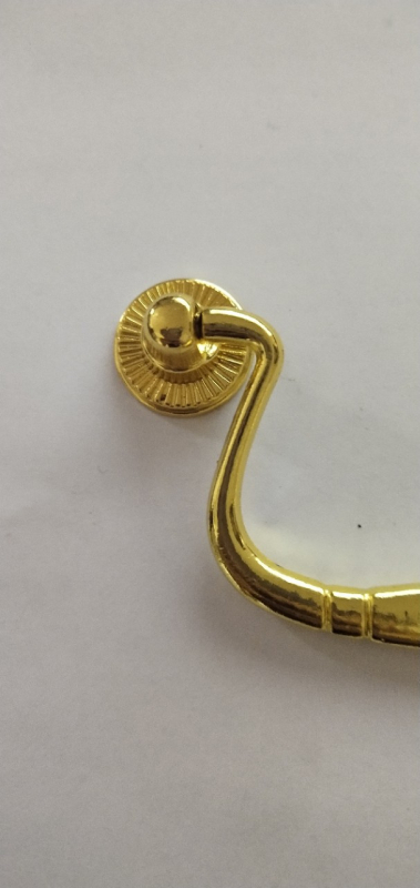 Zlatna ručica za namještaj od metalne legure, antikni stil, elegantan dizajn