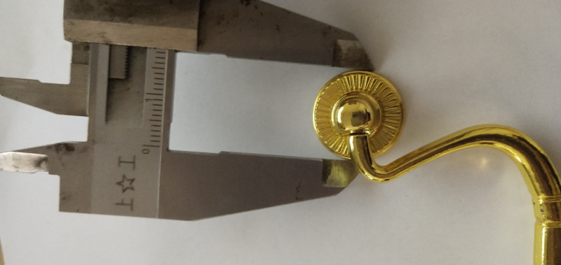 Zlatna ručica za namještaj od metalne legure, antikni stil, elegantan dizajn