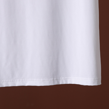 Tricou fără călcare, cu textură de bambus, uscare rapidă, material Ice Silk, guler rotund, mâneci scurte, pentru bărbați, sport, ușor și respirabil
