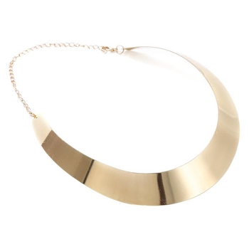Punk metalni choker ogrlica s geometrijskim retro stilom