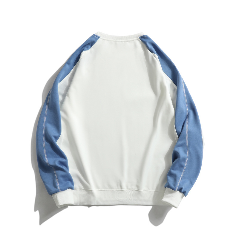 Ανδρικό hoodie φούτερ με κουκούλα, χαλαρή γραμμή, μακρυμάνικο, ελαφρύ πολυεστέρα, μονόχρωμο, με τσέπη τύπου patch, για φθινοπώρο-άνοιξη