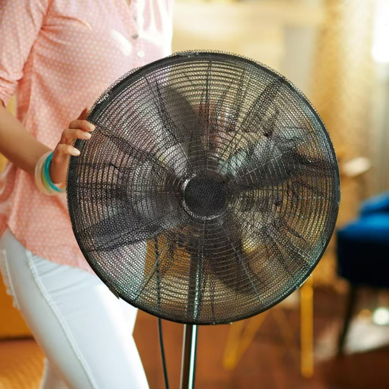 Pokrov ventilatora s mrežom zaštite djece, za podne i stolne ventilatore, universalni zaštitni pokrov od prašine