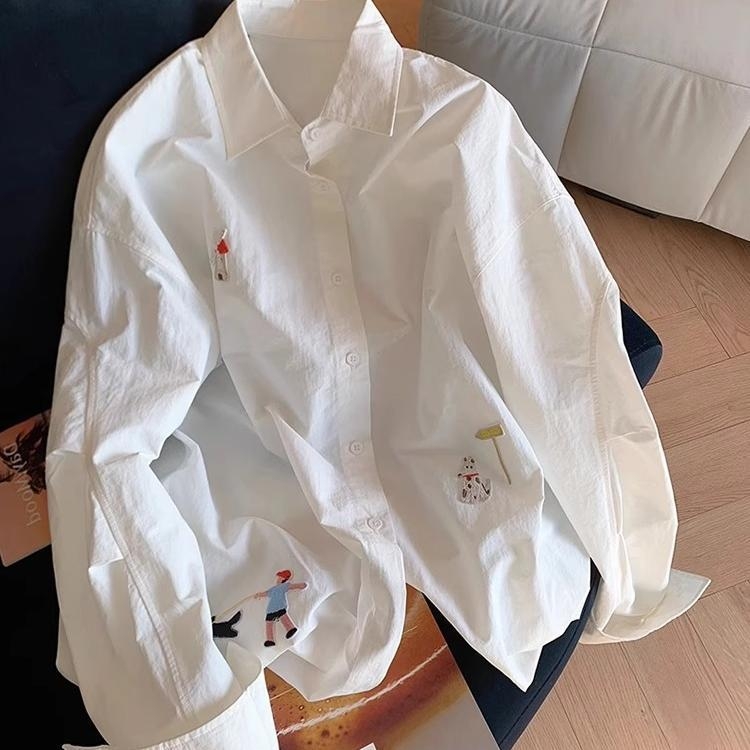 Muška košulja s dugim rukavima, jednobojna, proljeće 2025, opušten kroj, casual stil