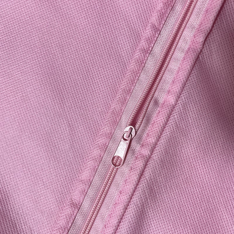 Pungi transparente anti-praf pentru haine, personalizate, din material nețesut, pliabile pentru depozitare a hainelor