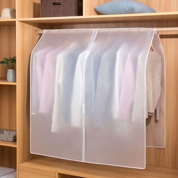 Cuier de podea cu husă transparentă anti-praf, garderobă deschisă, complet închisă și impermeabilă