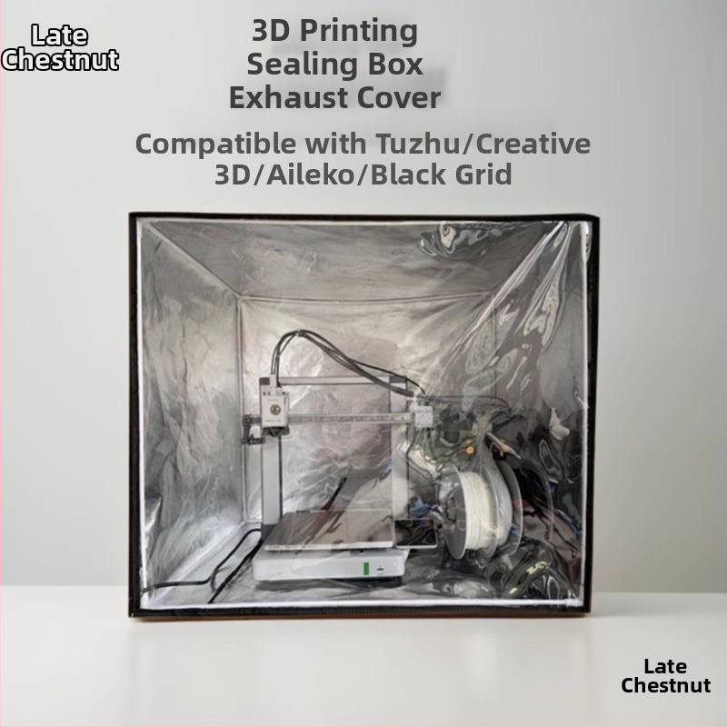Tuozhu A1/3D tlačiareň: kryt skrinky, verzia Chuangxiang V3, prachotesný izolačný kryt a výfukové príslušenstvo odstraňovania zápachu