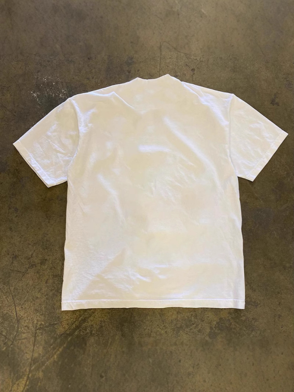 Férfi rövid ujjú póló, 250 g súlyú vastag pamut, oversize szabás, pár témájú grafika Shibuya lány mintával, laza fazon, nyár