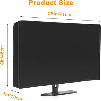 Kryt za stolne monitore s LCD zaslonom, otporan na prašinu i vodu