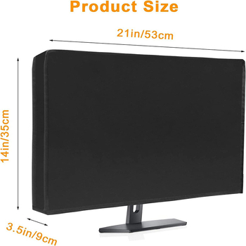 Kryt za stolne monitore s LCD zaslonom, otporan na prašinu i vodu